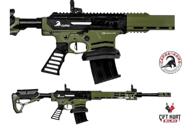 CAPRA ARMS KA-12 PRO YEŞİL ŞARJÖRLÜ YARI OTOMATİK AV TÜFEĞİ
